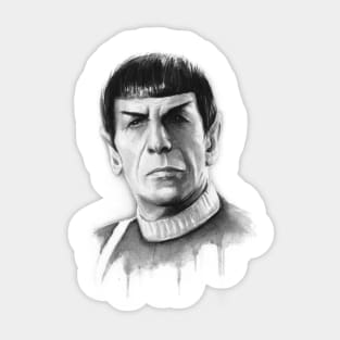 Spock Portrait Sticker